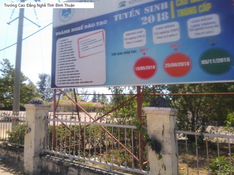 Trường Cao Đẳng Nghề Tỉnh Bình Thuận