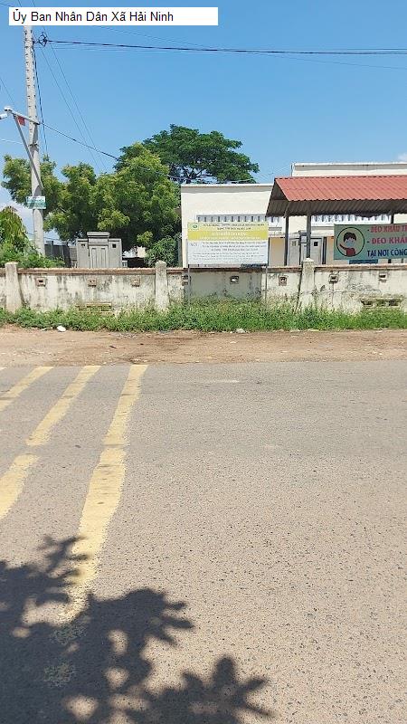 Ủy Ban Nhân Dân Xã Hải Ninh