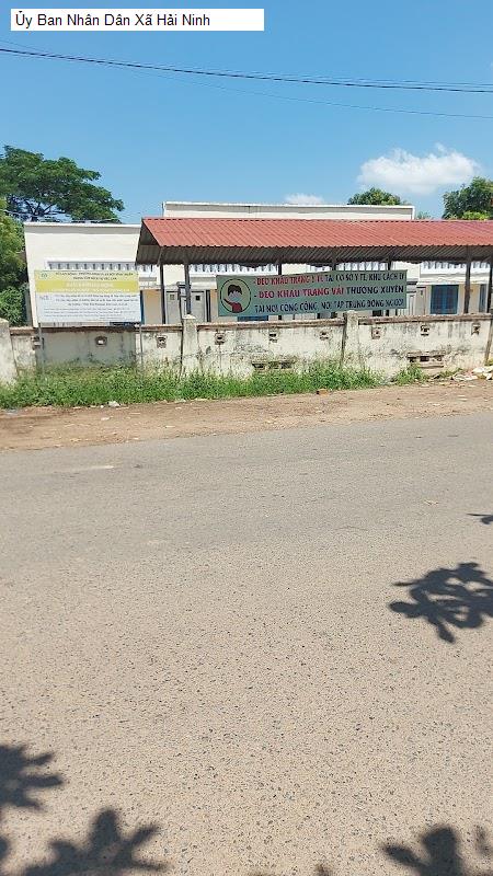 Ủy Ban Nhân Dân Xã Hải Ninh