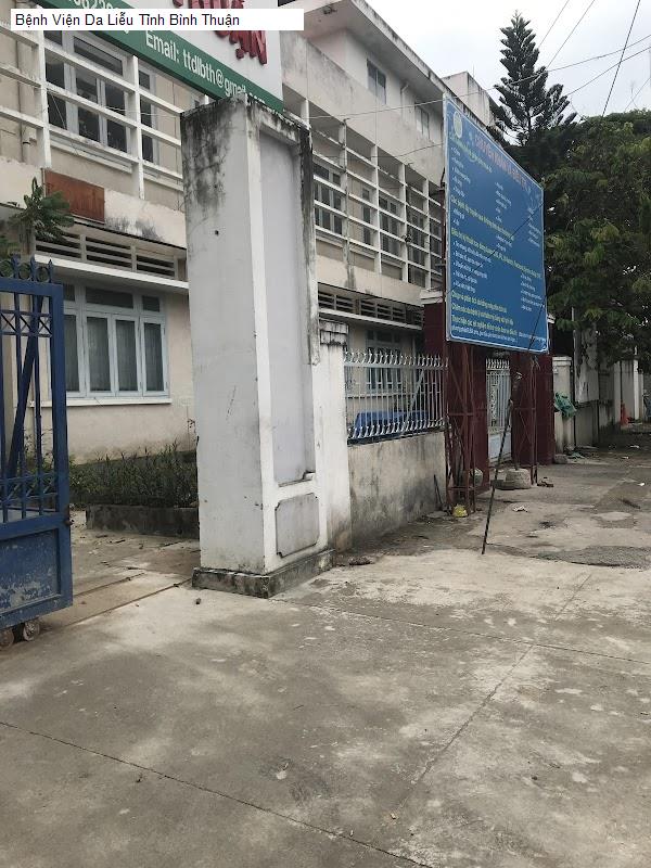 Bệnh Viện Da Liễu Tỉnh Bình Thuận