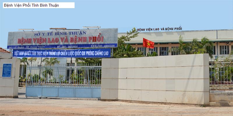Bệnh Viện Phổi Tỉnh Bình Thuận