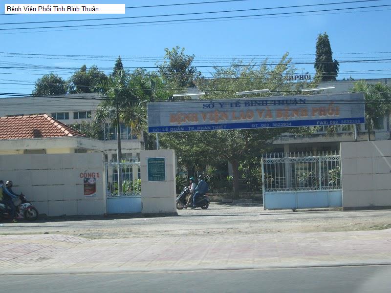 Bệnh Viện Phổi Tỉnh Bình Thuận