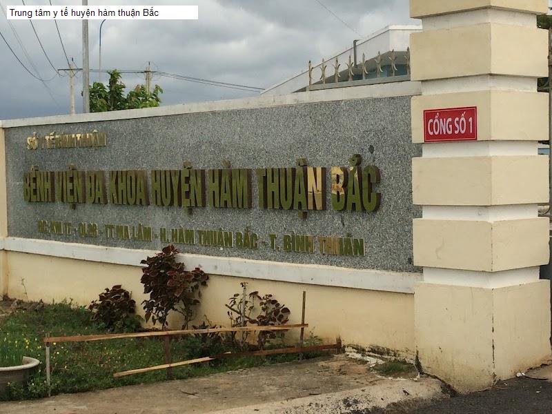 Trung tâm y tế huyện hàm thuận Bắc