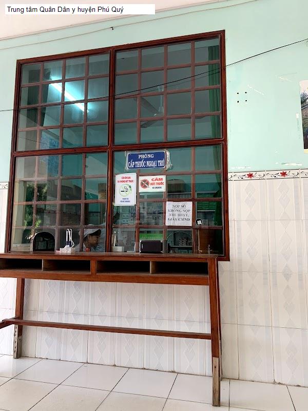 Trung tâm Quân Dân y huyện Phú Quý