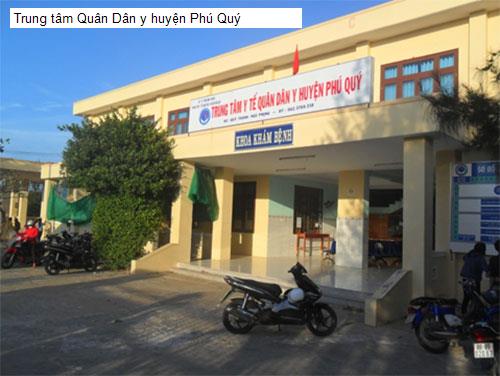 Trung tâm Quân Dân y huyện Phú Quý