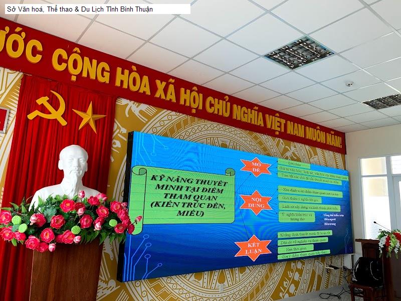 Sở Văn hoá, Thể thao & Du Lịch Tỉnh Bình Thuận