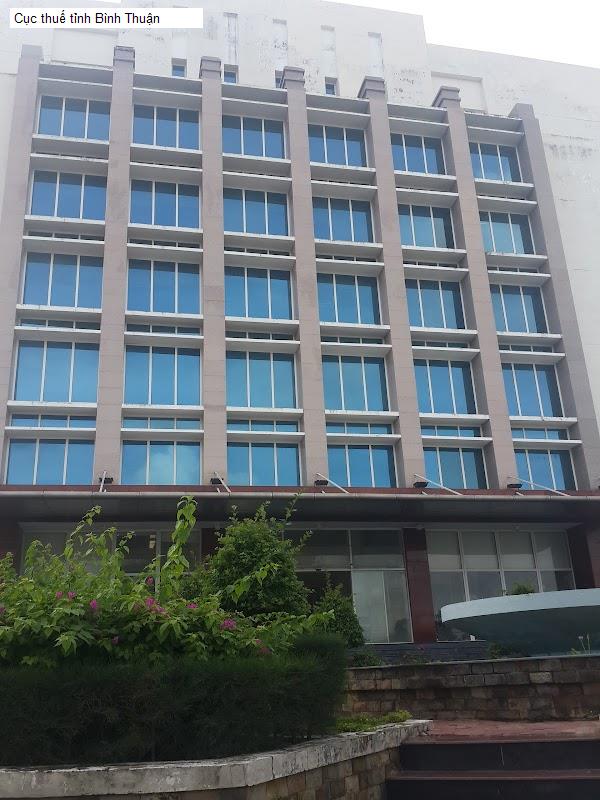 Cục thuế tỉnh Bình Thuận