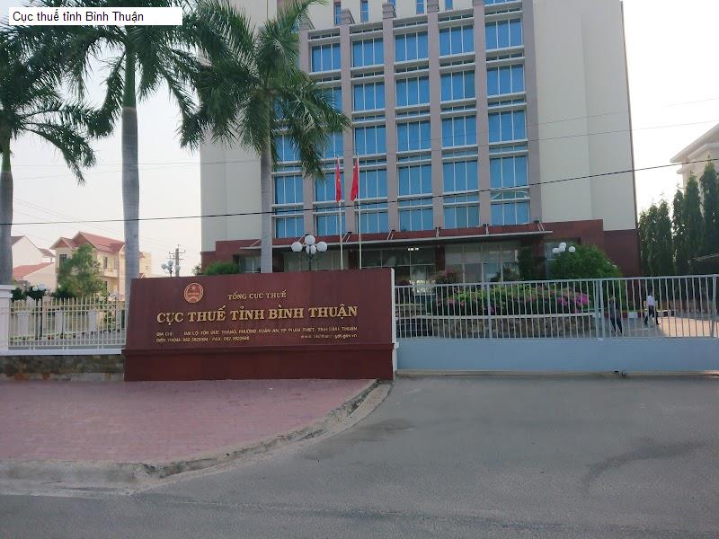 Cục thuế tỉnh Bình Thuận