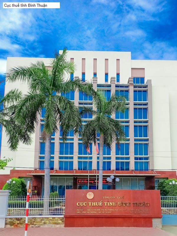 Cục thuế tỉnh Bình Thuận